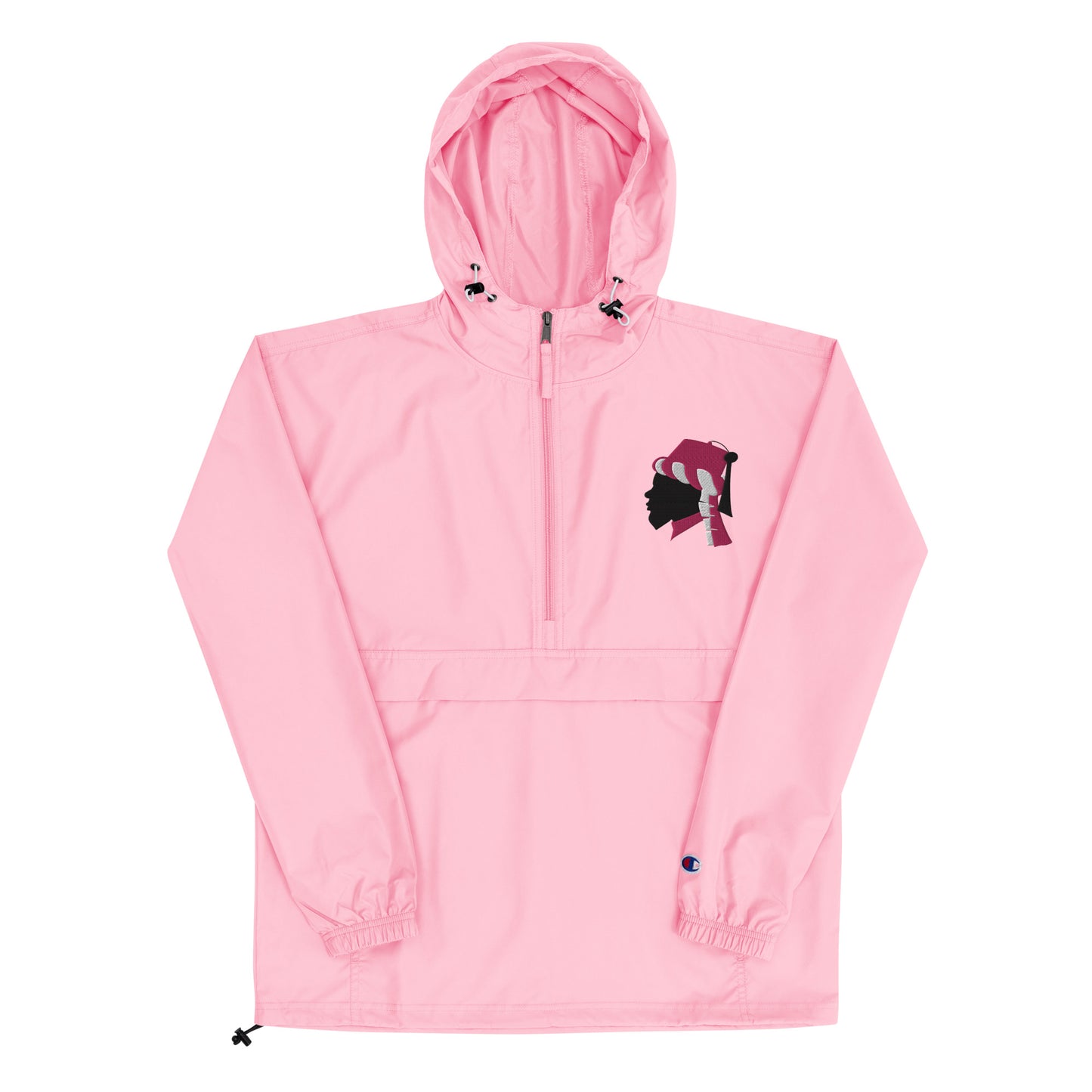 Champion Dejure Logo Packable Jacket (pink)