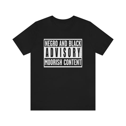 Moorish Content Tee Black