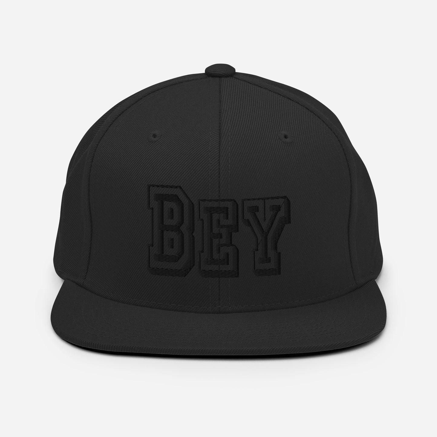 Noble Bey (Black on Black) Snapback Hat