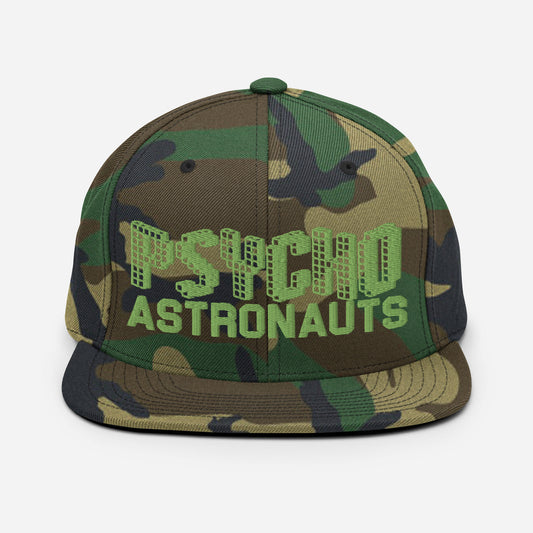 Psycho Block (Kiwi/Camo) Snapback Hat